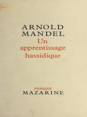 cover image of Un apprentissage hassidique